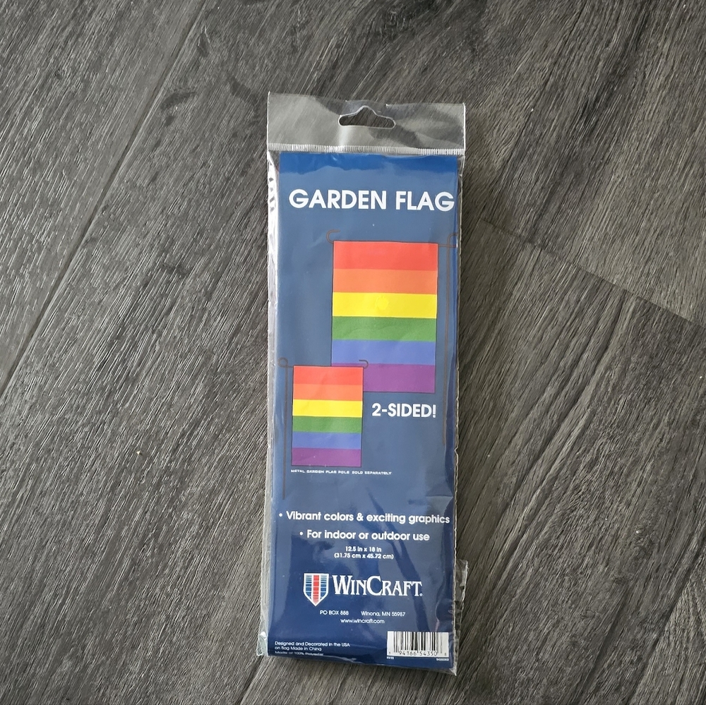 Wincraft Pride Garden Flag, 2‎ Sided, 12.5" X 18"